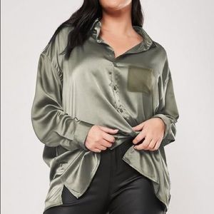 Missguided Satin top NWT